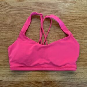 Lululemon neon pink Free to Be Bra